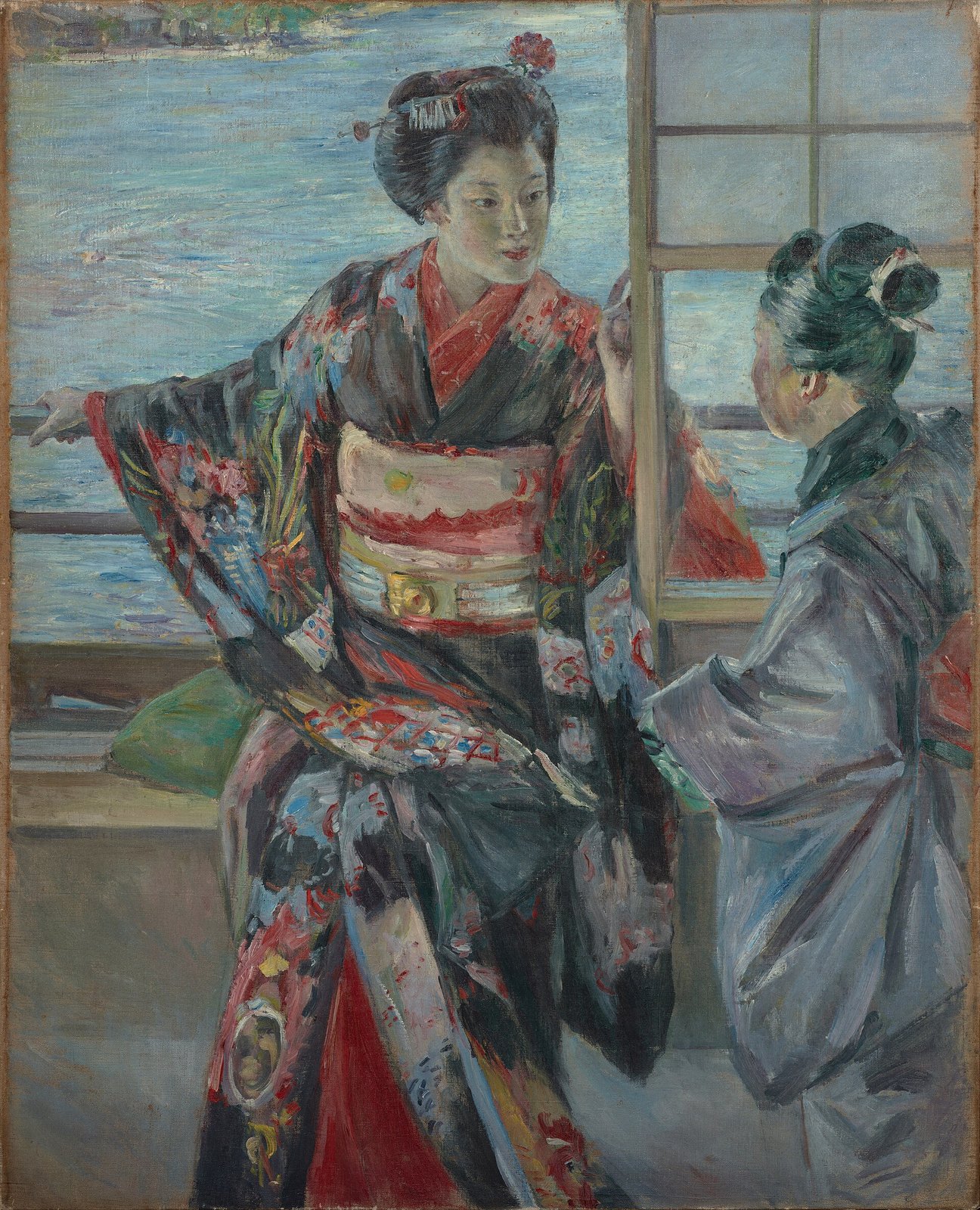 黒田清輝《舞妓》(1893年、油彩、カンヴァス)